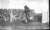 Bill Bushbom on "Kangaroo" Ricker Ranch Rodeo, Lake Delton, Wisc.