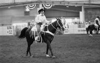 Shirley Holmes on horseback