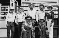 Unidentified group of Rodeo people