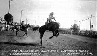 Art McGrady on "Sure Fire" Geo Adams Rodeo at Memphis Fair