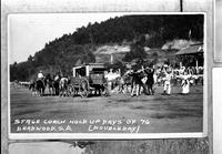 Stage Coach Hold Up Days of 76 Deadwood, S.D.