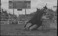 Trudy Freeman Barrel racing