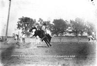 John Evans Riding Bareback Donnellson Rodeo