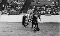 Rodeo clown Rex Dunn specialty act