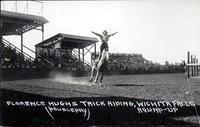 Florence Hughs Trick Riding, Wichita Falls Round-Up