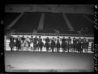 15 Saddle Bronc Riders, Mounted