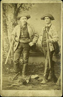 Two Hunters with double barrel shotguns