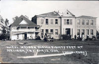 Hotel Walden Blown Eighty Feet at Melissa, Tex., Apr. 13, 1920 [sic]