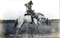 John Spain "The Good Old Scout" Round Up Albany Ore. 1916