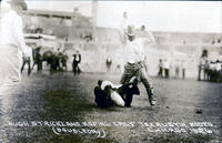 Hugh Strickland roping Calf Tex Austin Rodeo, Chicago, 1926
