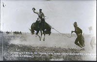 Leonard Stroud on "Indian Tom" Wins Championship at Cheyenne, Wyoming