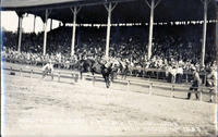 Walter Heacock Leaving "Cal Coolidge" (52) Pendleton Round-up 1928