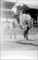 Dorothy Morrell on "Pinto Pete", Cheyenne Frontier Days