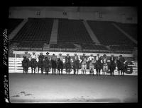 15 Steer Wrestlers, Mounted