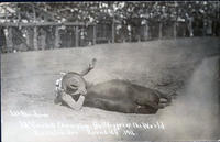 McCarroll Champion Bulldogger of the World Pendleton Ore. RoundUp - 1916