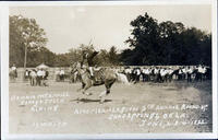 Bonnie McCarroll Fancy & Trick Riding. American Legion 3rd Annual Round-up, Sand Springs, OK. June, 2-3-4, 1922