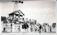 John Lahti on Darkey Black Hills Round Up July 3-4-5 1933