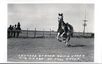 Leonard Stroud Going Under His Horse at Full Speed