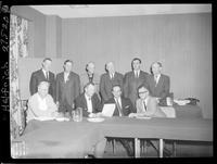 Signing 1966 NFR contract with Okla. City