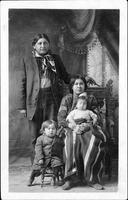 Osage Indian Family