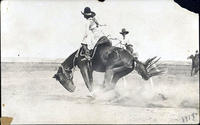 Bonnie McCarroll saddle bronc riding