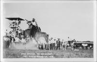 Hank Kennan on Kickapoo, Tri-State-round-up, 1928