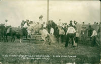 Elks State Convention, Dickinson, No.D, Elmer Clark Riding