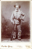 Buckskin dressed cowboy