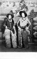 Flappers in cowboy costumes
