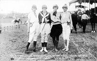 Helen Johnson, Donna Cowan, Bonnie Grey, Lorena Trickey, Pendleton Round-up 1925