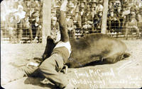 Frank McCarroll (Bulldogging) RoundUp Pendleton Oregon