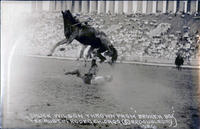 Chuck Wilson Thrown from "Broken Box" Tex Austin Rodeo, Chicago, 1926