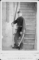 Ft. Riley Kansas soldier in uniform with sword