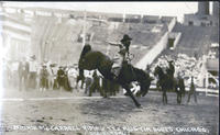 Bonnie McCarroll Riding Tex Austin Rodeo, Chicago