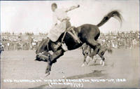 Red McDonald on "Wiggles" Pendleton Round-Up, 1922 (4)