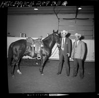 Jack Roddy with horse & Walt Linderman