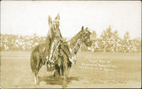 "Chief Smo-ko" Pendleton Round-Up 1912