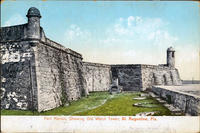 Fort Marion, showing old watch tower, St. Augustine Fla.