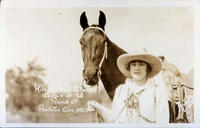 Miss Mildred Rogers Queen of the Round Up Pendleton Ore. 1925