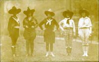 Five Cowgirls Standing