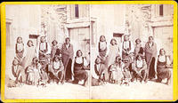 Group of Comanchee Indians, in native costume, confined in Fort Marion, St. Augustine, Florida