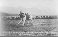 Leonard Stroud champion trick rider of the world