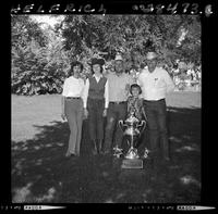 John Dalton, Trophy, & friends. Bonnie Shaw, Betsy Shaw, Bill Shaw, & Mary Shaw