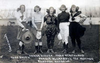 Rose Smith, Donna Glover, Bonnie McCarroll, Mable Strickland, Fox Hastings, Bozeman Round-up
