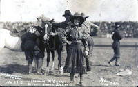 Bonnie McCarrol [sic] Before Riding Snake, Round-up 1915, No. 22-C