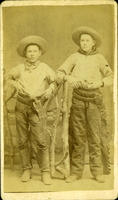 Two very young real cowboys