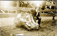 Foghorn, Bonnie & unidentified cowgirl