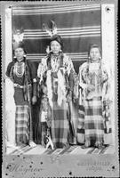 A portrait of three Nez Perce