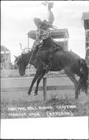 Montana Bell riding, Cheyenne Frontier Days