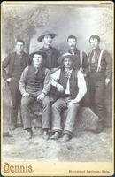Six men posing in various styles of dress